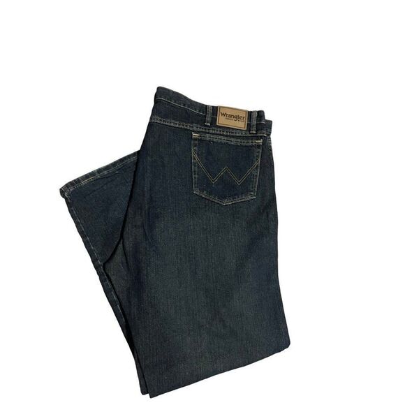 Mens wrangler rugged wear‎ jeans size 44X32 wide leg - Picture 1 of 6